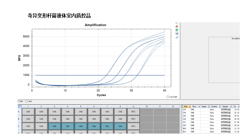 Indoor quality control product for deoxyribonucleic acid liquid of Proteus mirabilis-BNCC