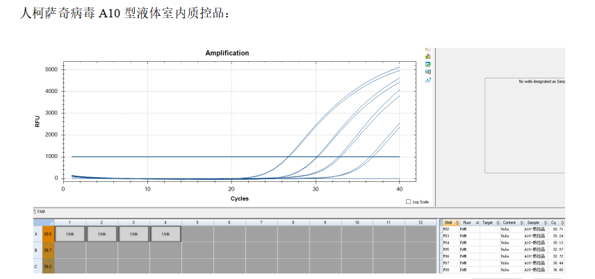 Indoor quality control material for human Coxsackievirus A10 ribonucleic acid liquid-BNCC